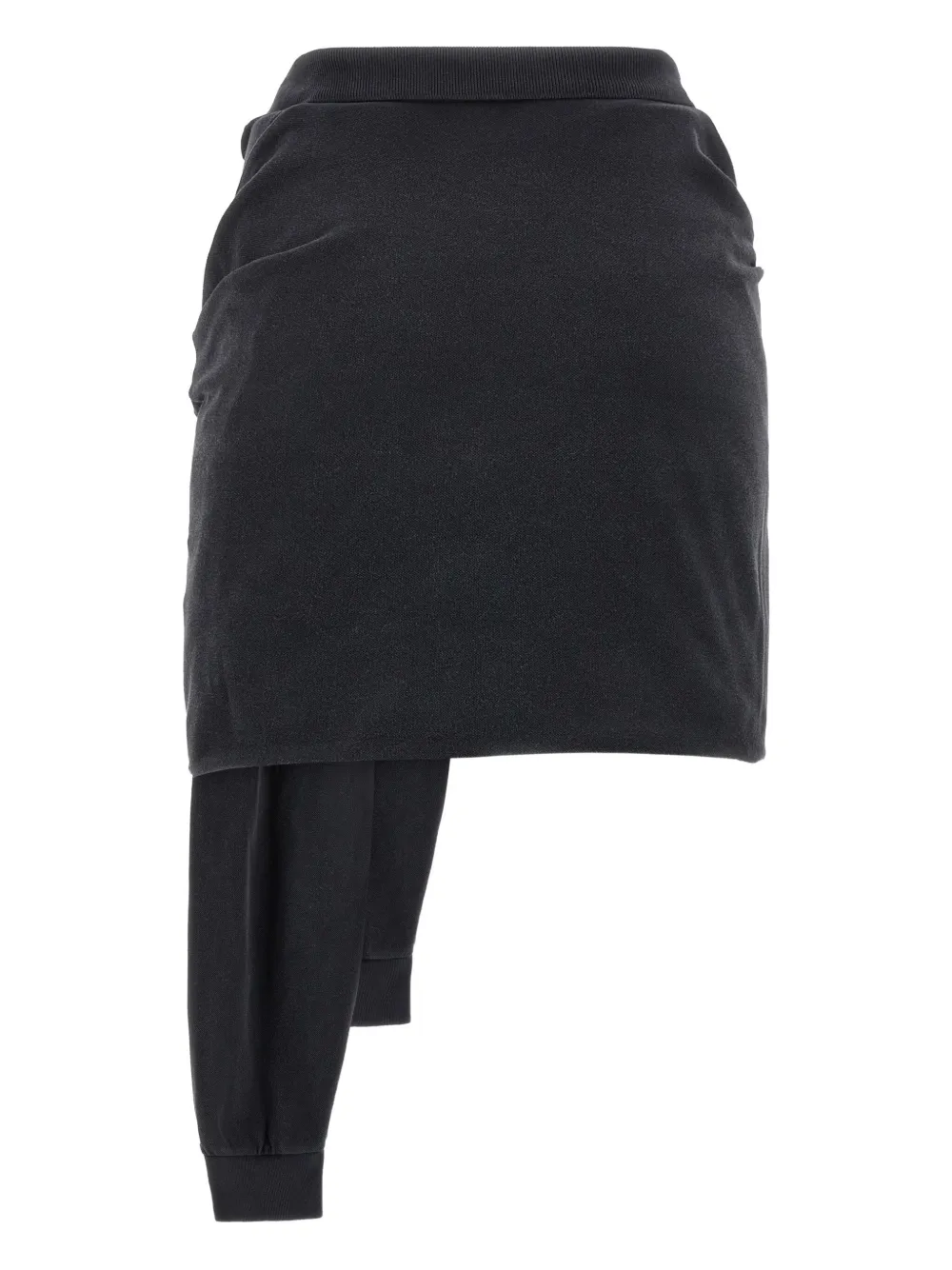 Balenciaga knotted mini polo skirt - Zwart