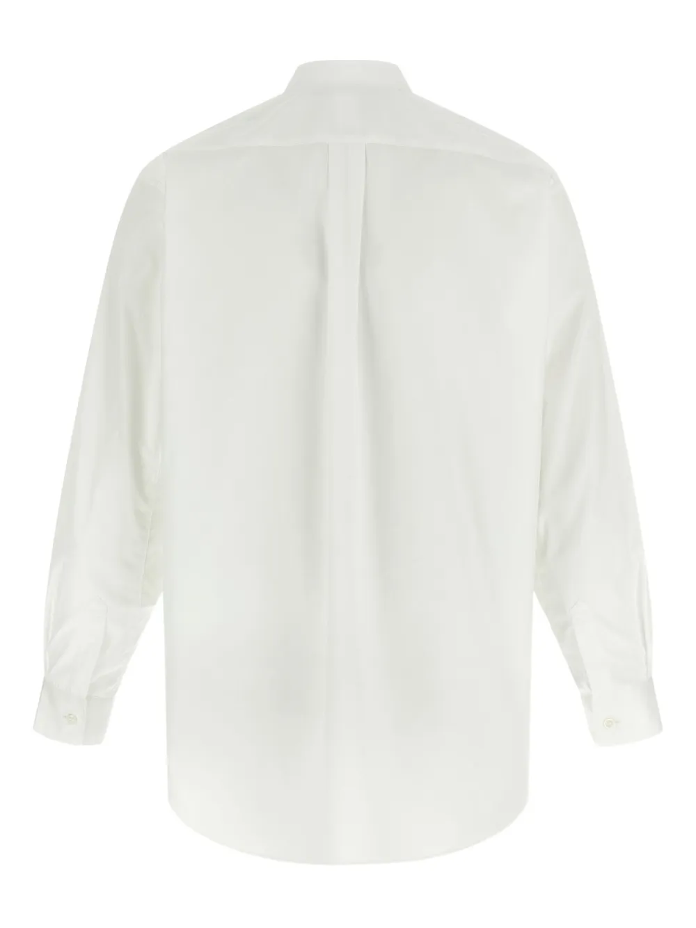 Comme Des Garçons Shirt island-print poplin shirt - Wit