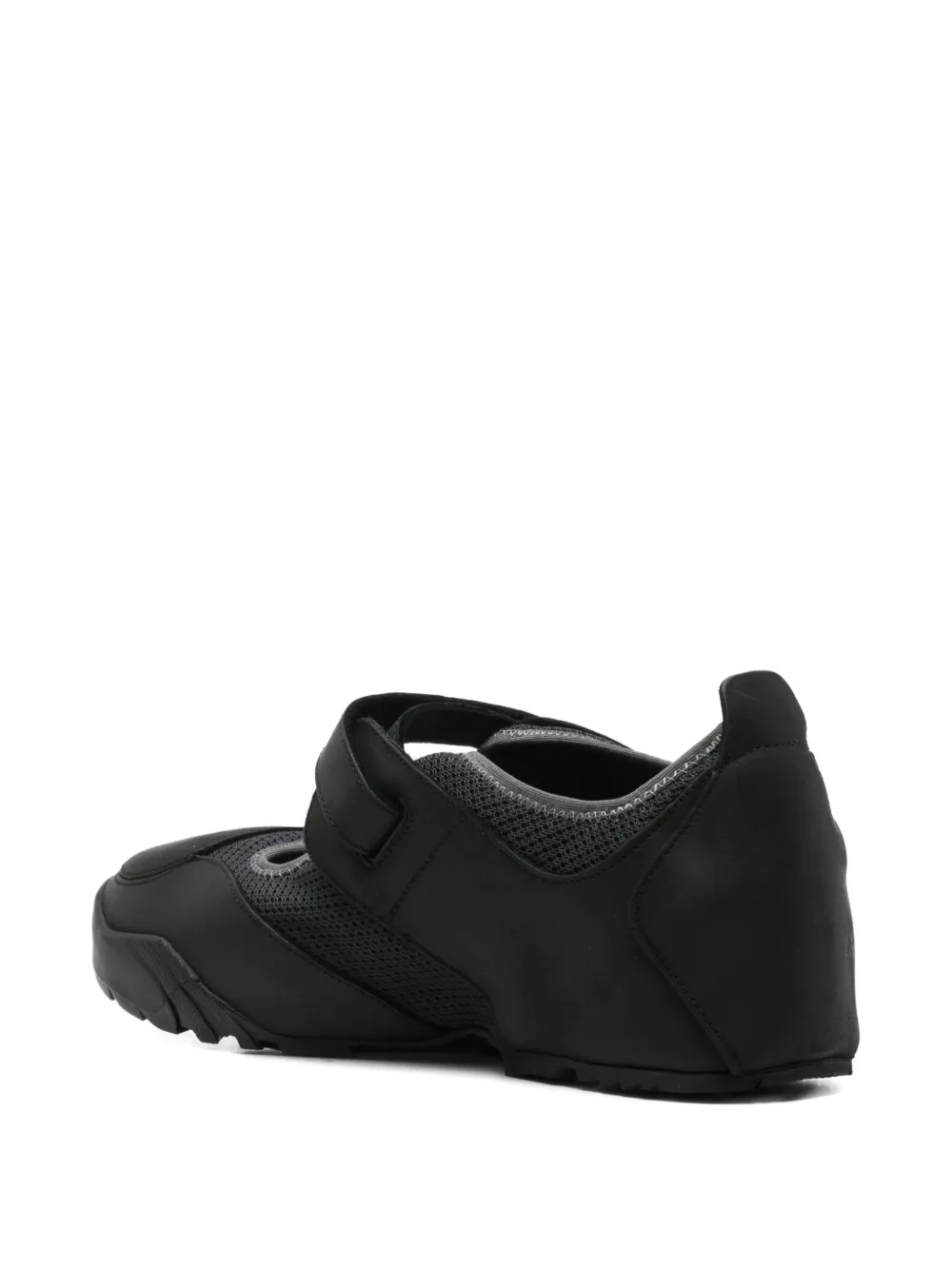 ROA Leren sneakers Zwart