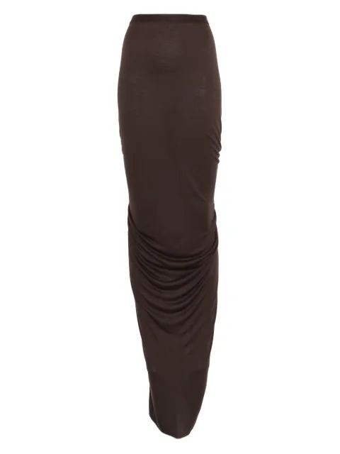 Rick Owens Lilies draped maxi skirt