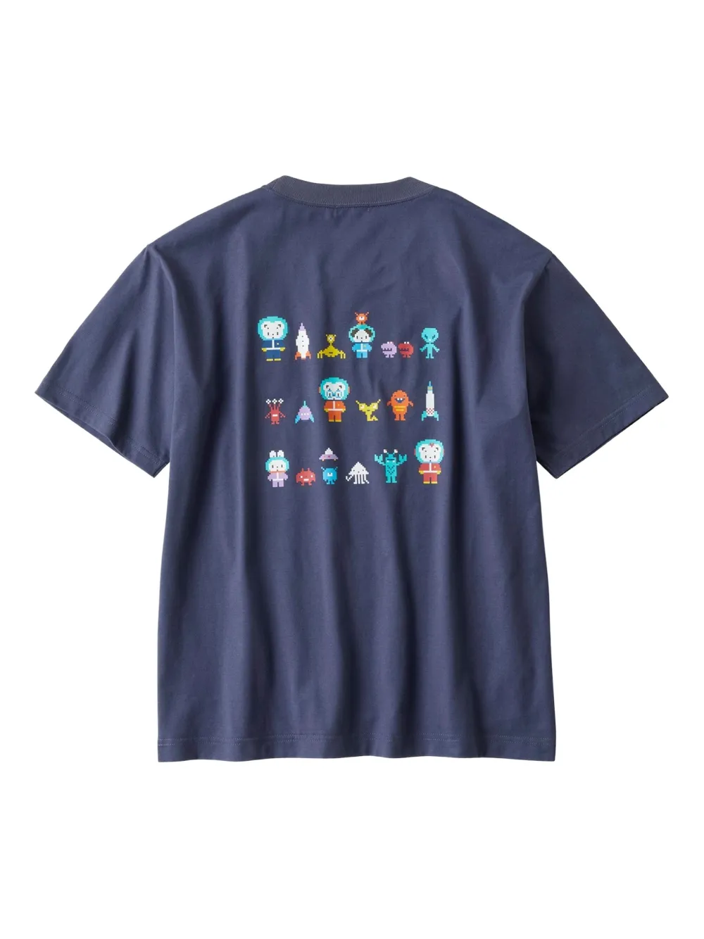 Familiar Embroidered-creature T-shirt In Blue