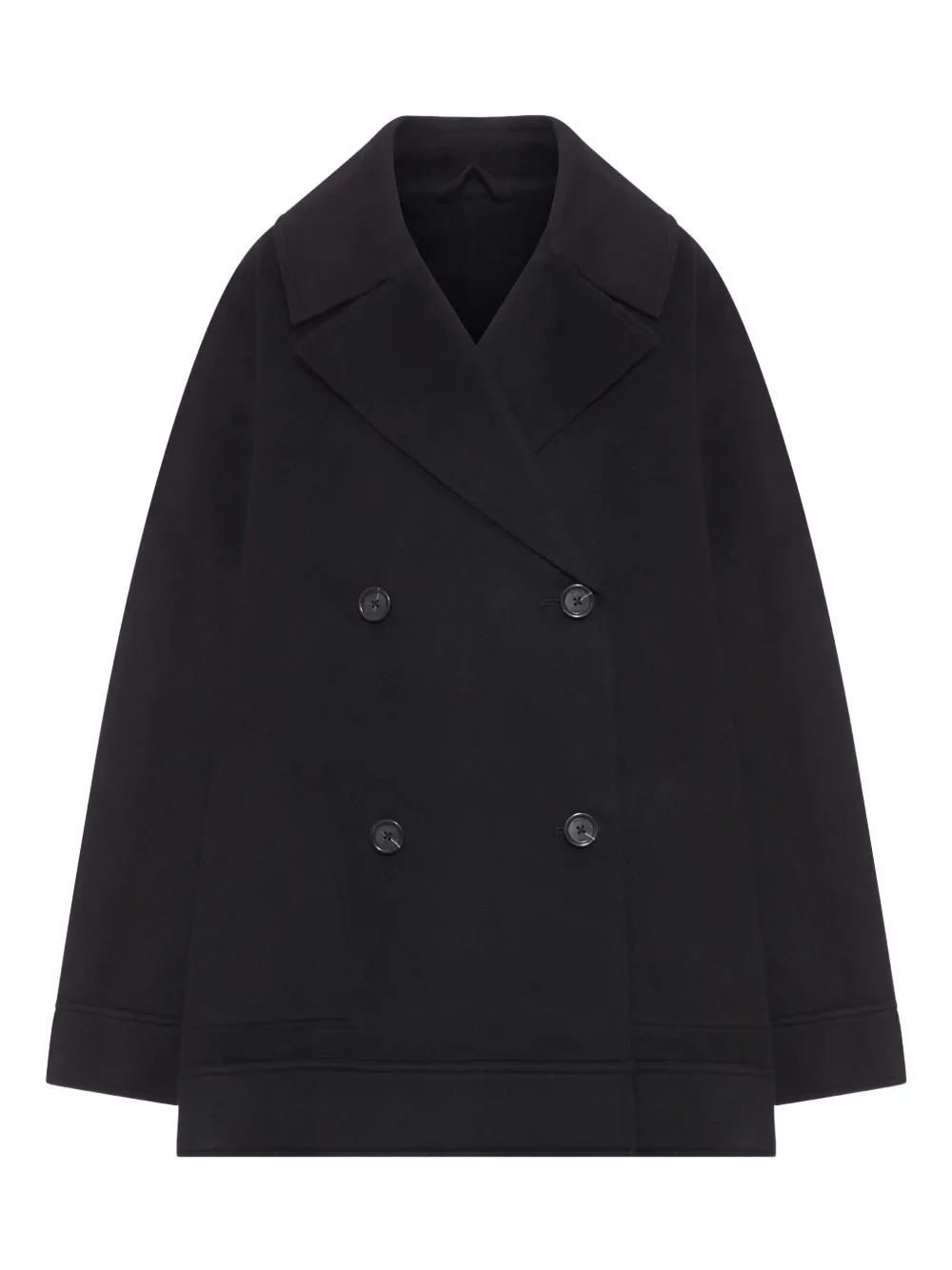 TOTEME double-breasted wool jacket | Black | Image 1