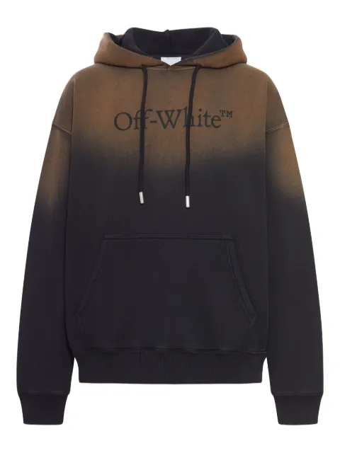 Off-White logo-print hoodie