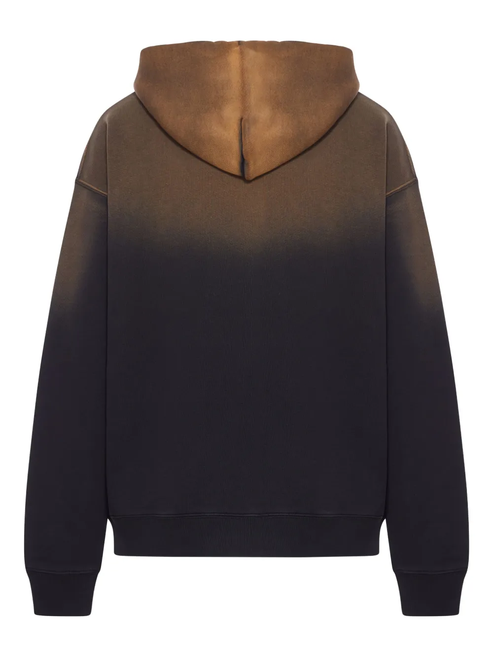 Off-white Hoodie In Cotton With Degraded Effect In Multi