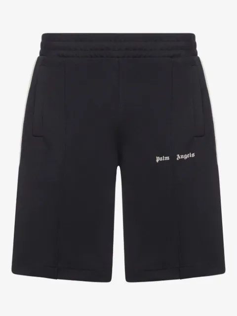 Palm Angels shorts con logo bordado