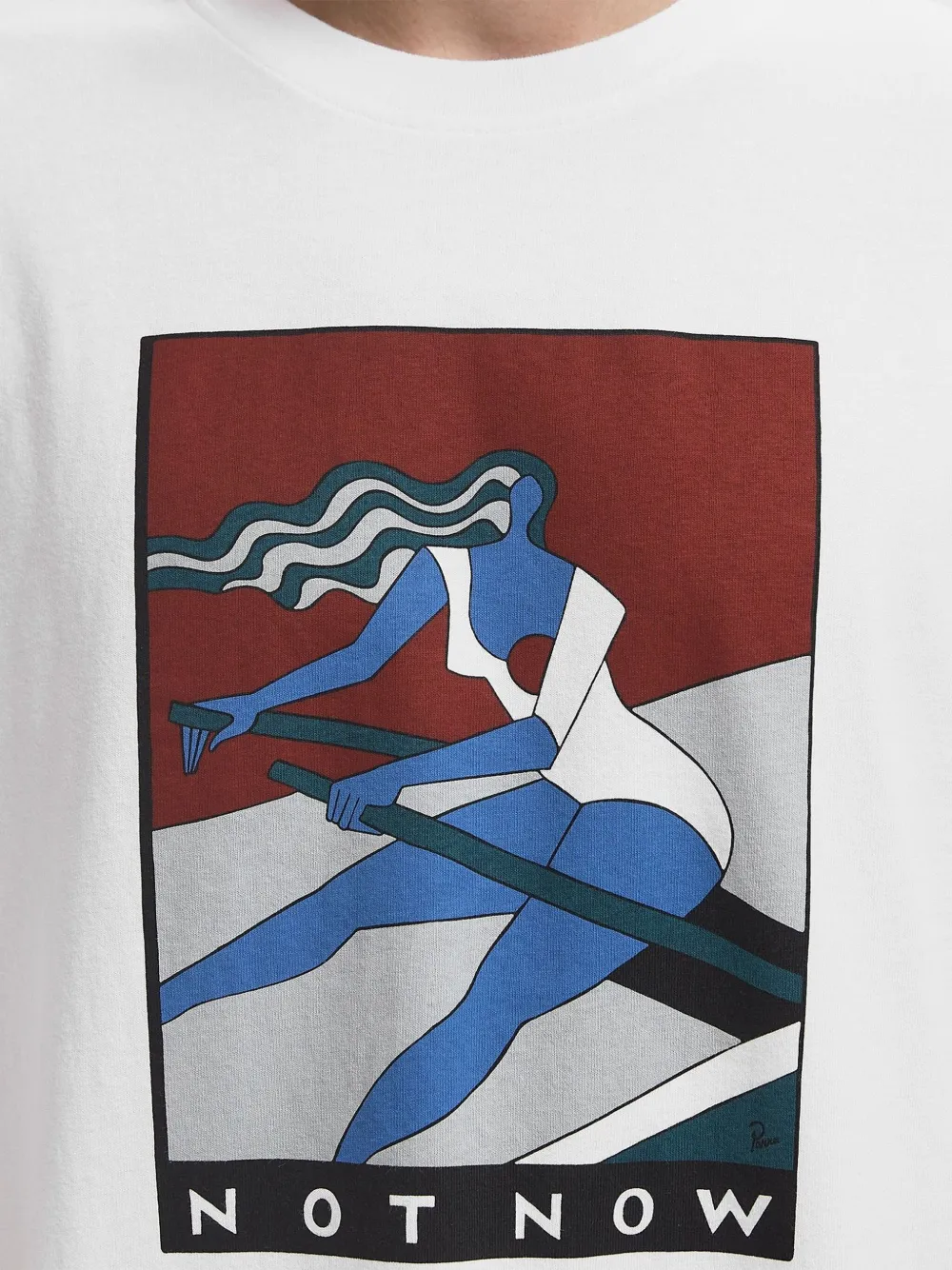 BY PARRA Into Nowhere T-shirt Wit