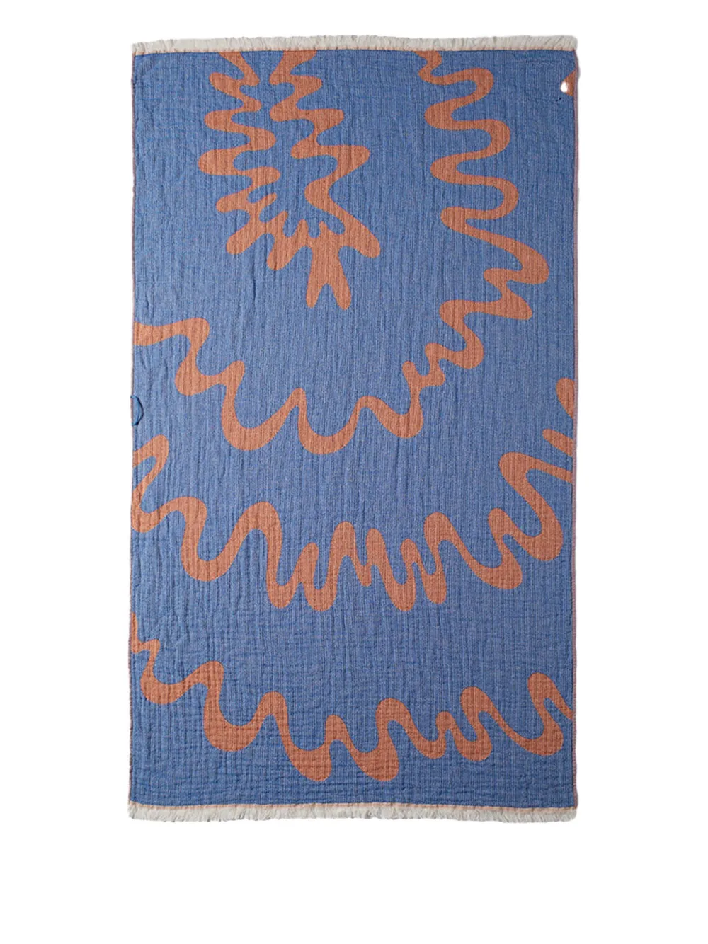 BY PARRA Splashed Hammam "Multicolour" beach towel | Blue | Image 1