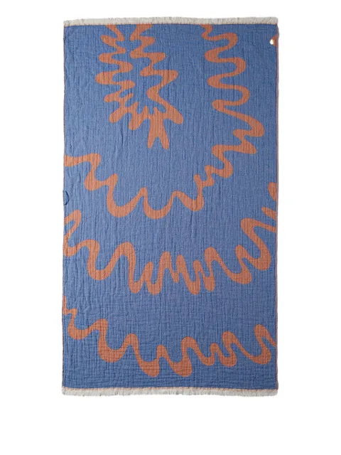 BY PARRA Splashed Hammam "Multicolour" beach towel