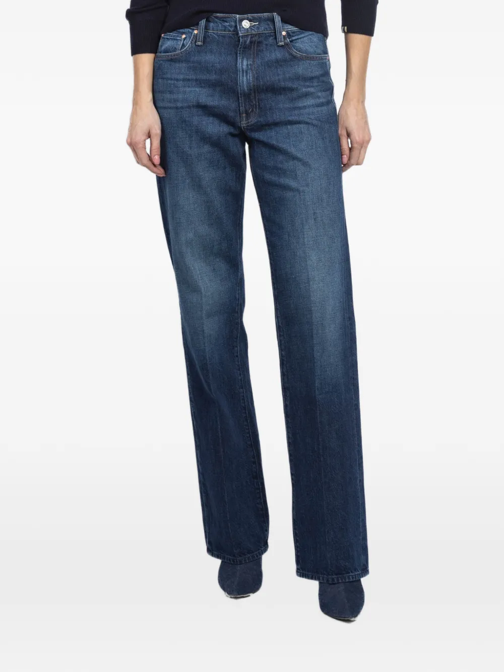MOTHER straight-leg jeans - Blu