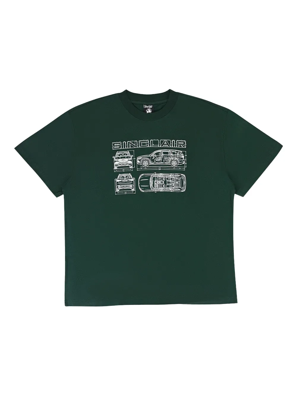 Sinclair graphic-print T-shirt | Green | Image 1