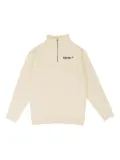 Sinclair zip-up sweater - Neutrals