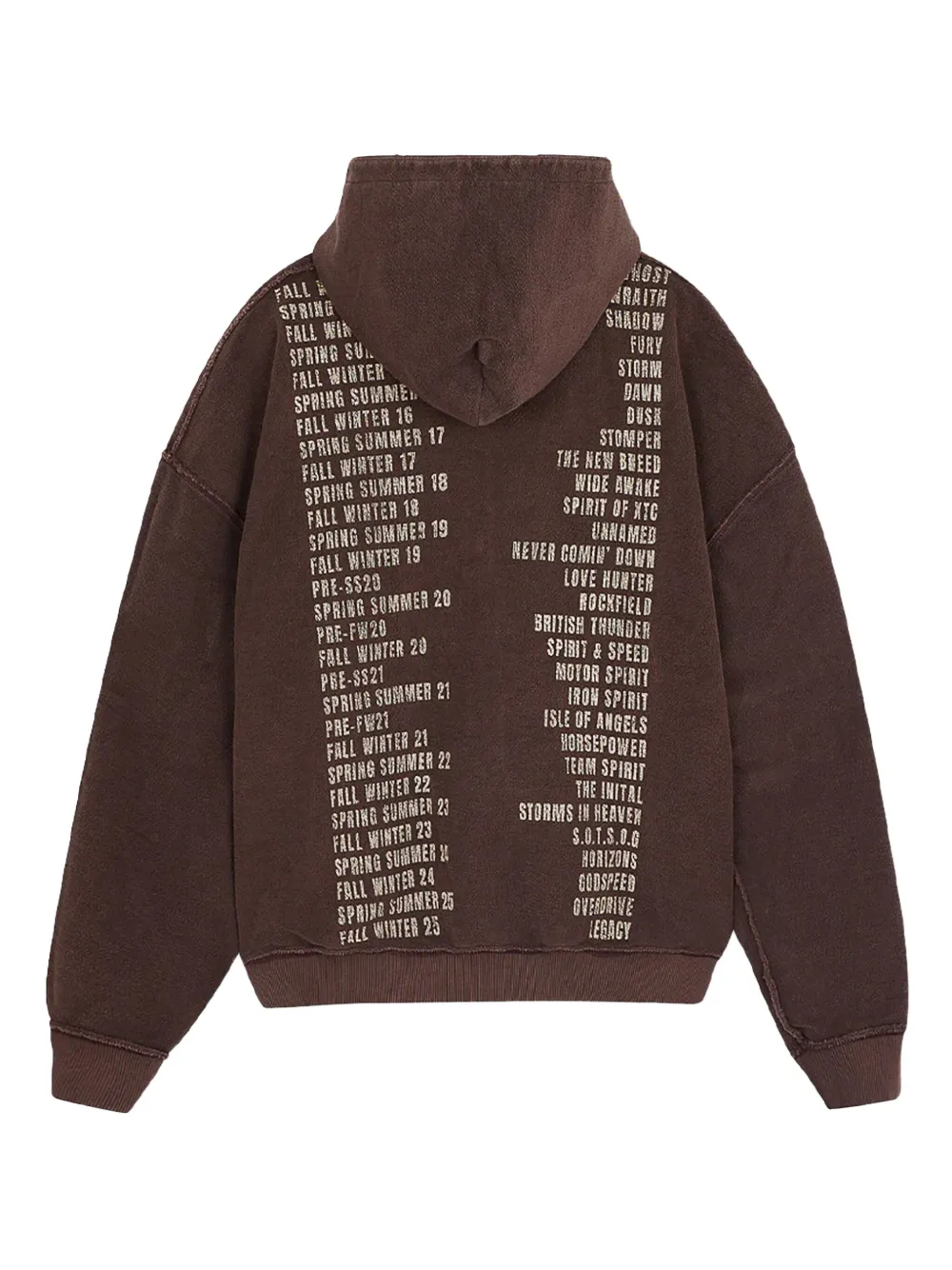 Represent Living Legacy Hoodie In Brown