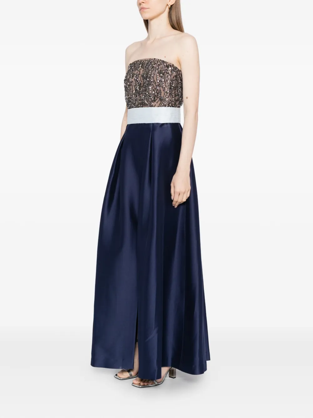 Sachin & Babi Colette Abendkleid In Blue