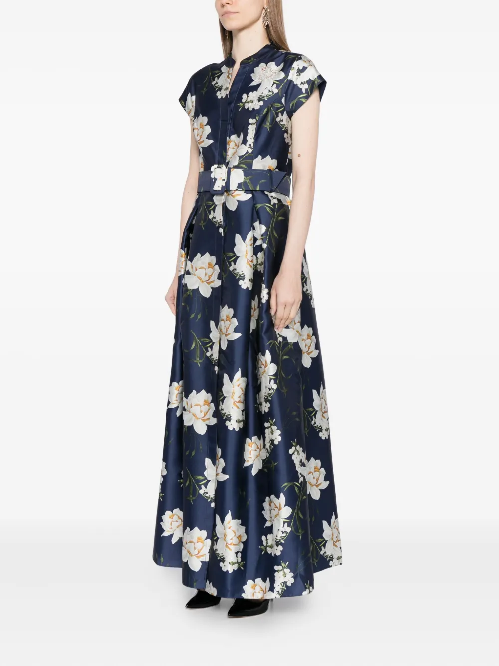 Sachin & Babi Marta Gown In Blue