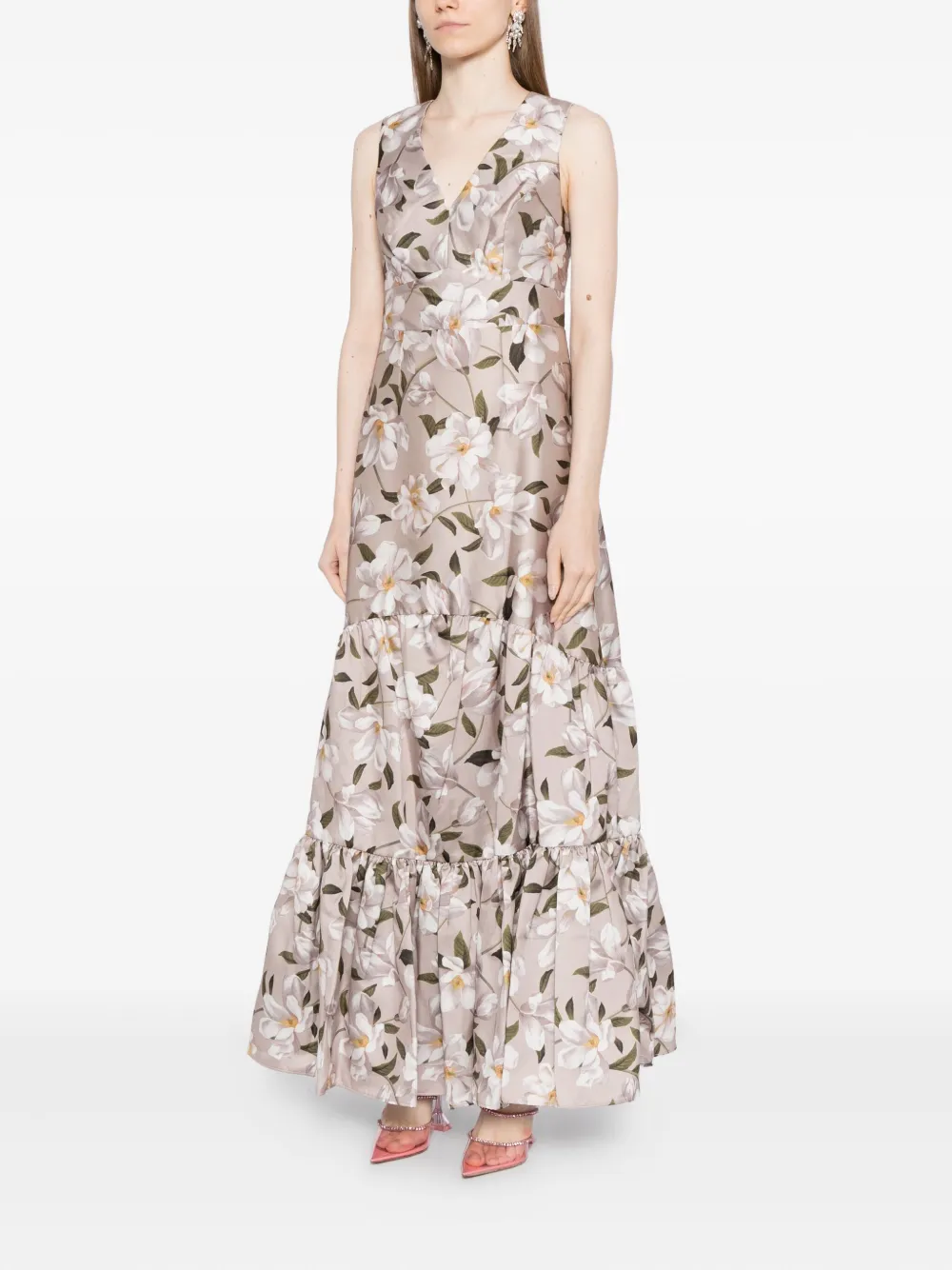 Sachin & Babi Rori Gown In Neutral