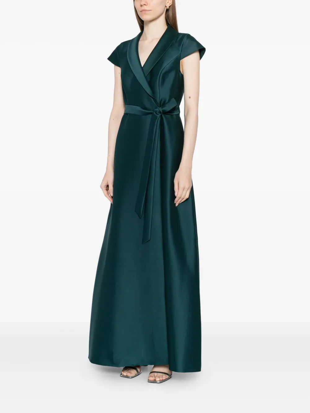 Sachin & Babi Etienne Gown In Green