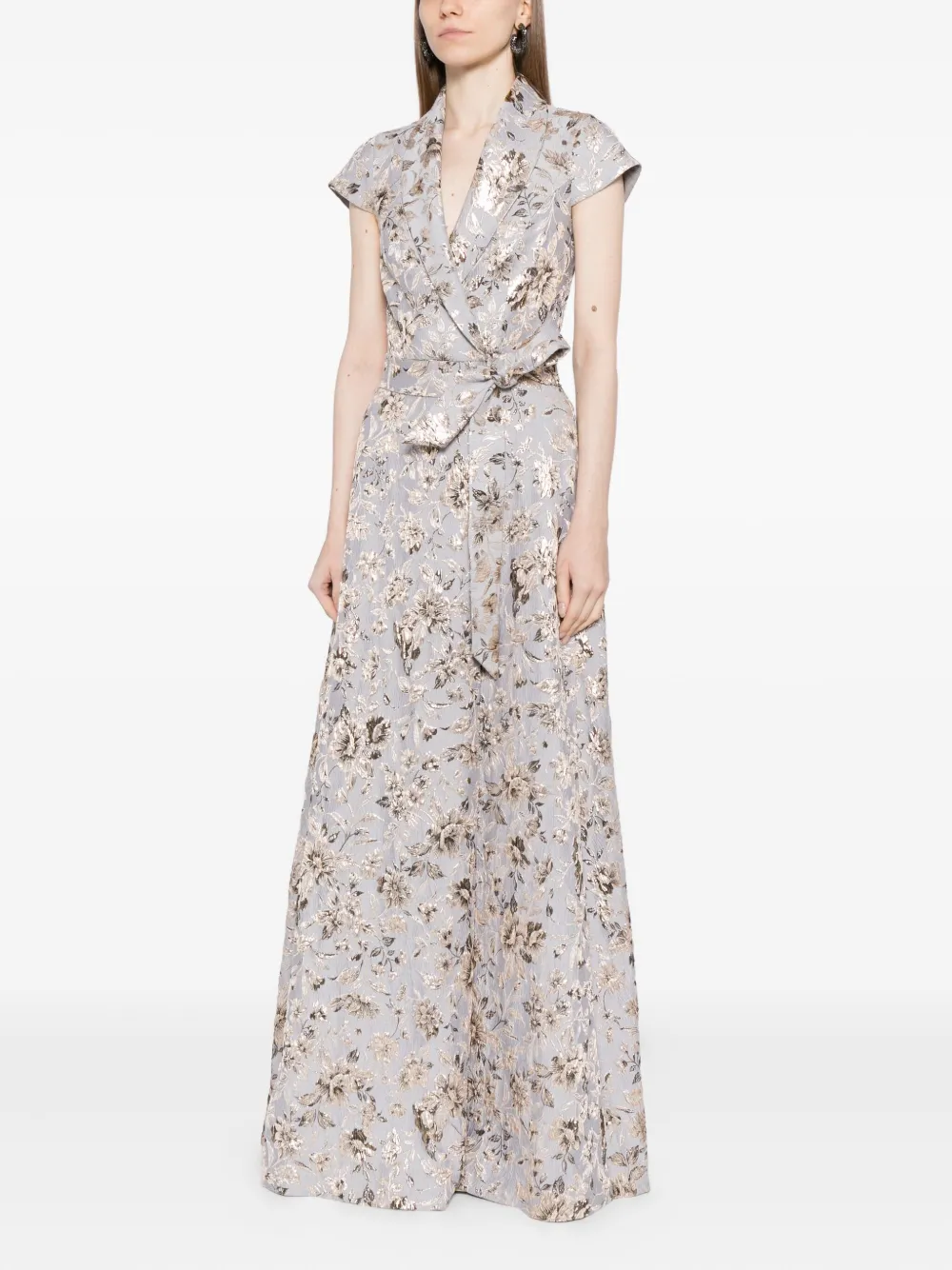 Sachin & Babi Honora Gown In Gray