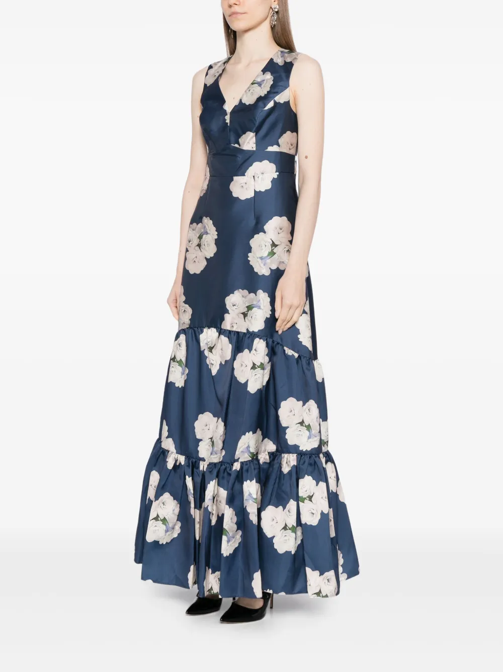 Sachin & Babi Rori Gown In Blue