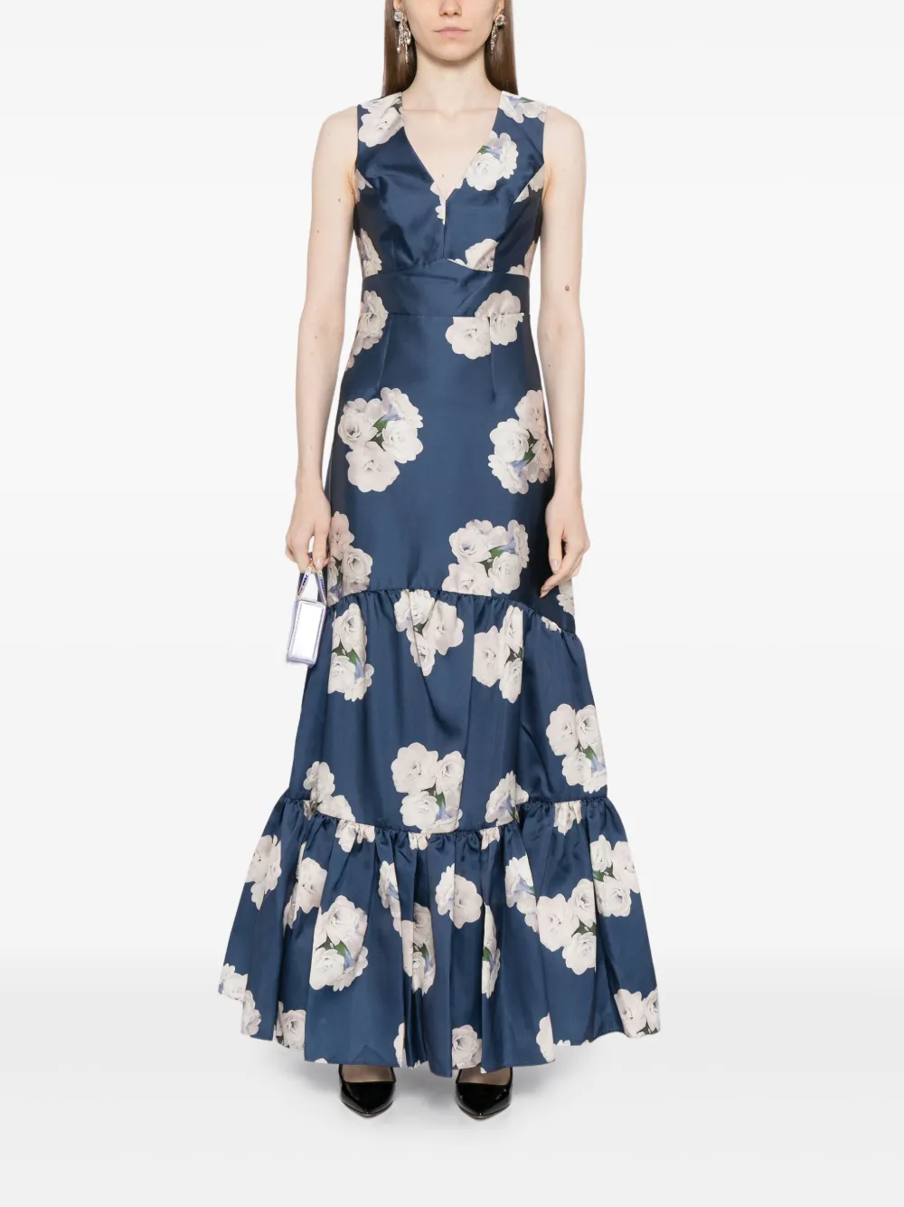 Sachin & Babi Rori Gown In Blue