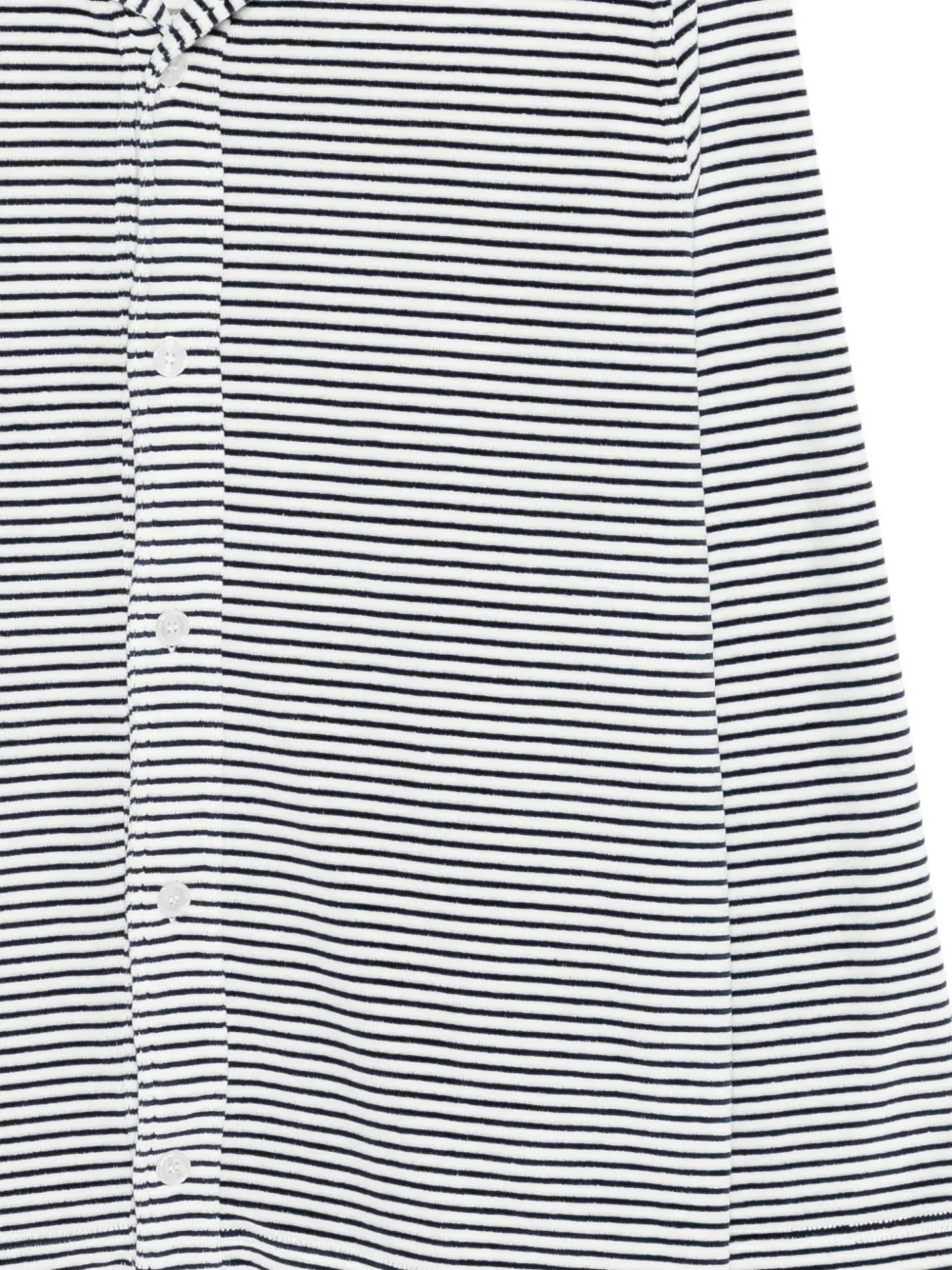 Officine Generale Kai gestreept overhemd Wit