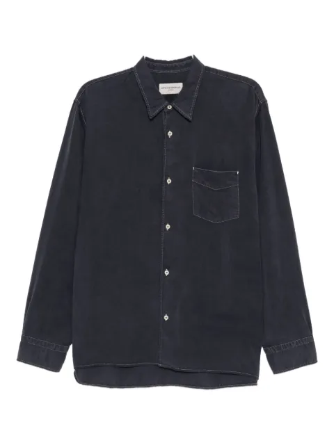 Officine Generale camisa con costuras en contraste