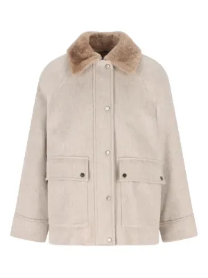 Jil Sander リバーシブル ムートンジャケット | ニュートラル
