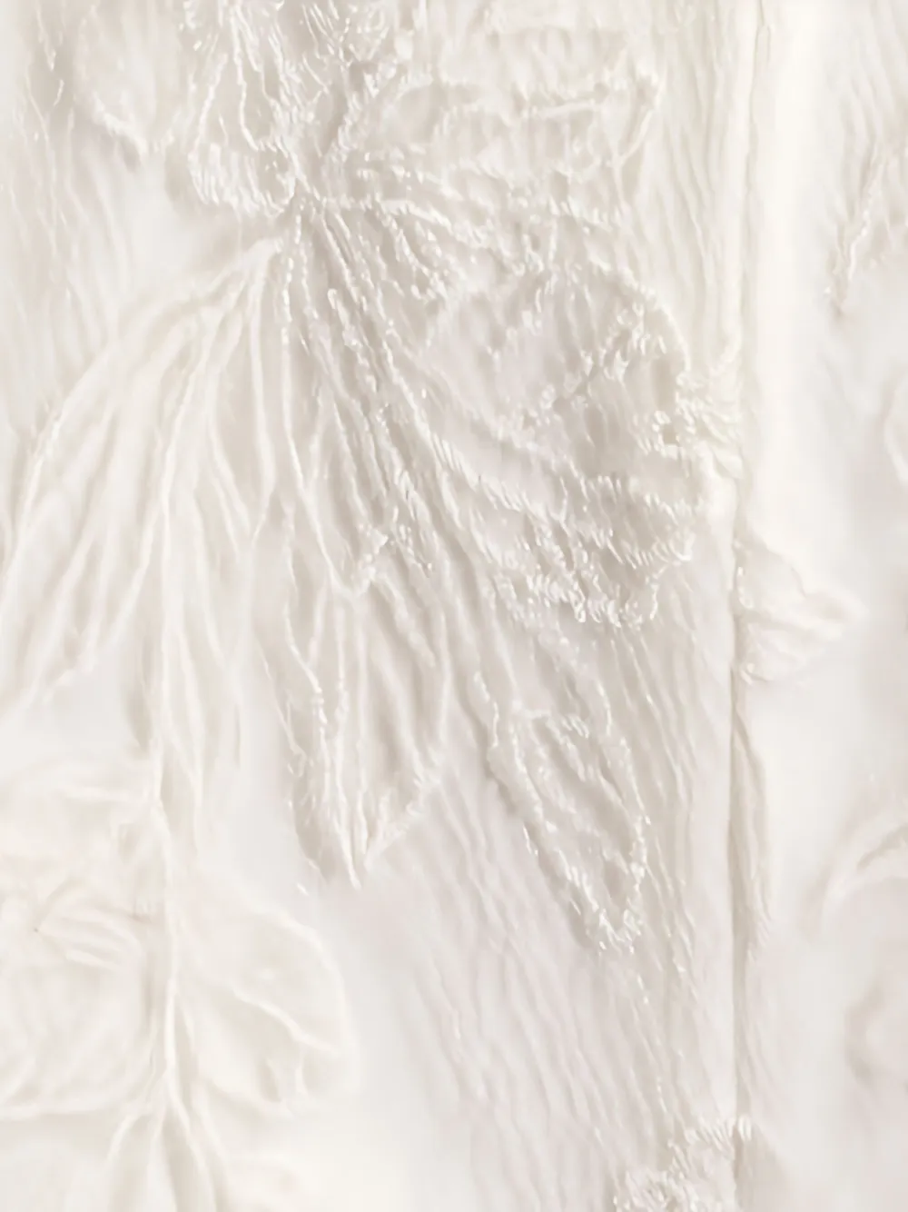 Tadashi Shoji Enger 3d Floral Embroidered Jumpsuit In White