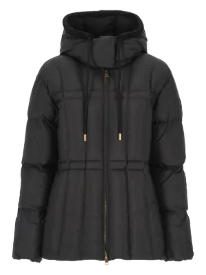 Prada クロップド ダウンジャケット | ブラック | FARFETCH JP