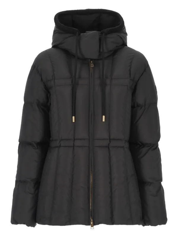Moncler フーデッド キルティング パデッドジャケット | ブラック 