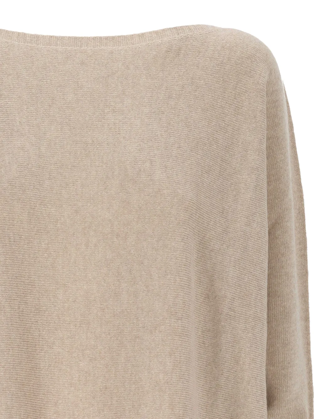 D Exterior Long-sleeved Sweater In Neutral