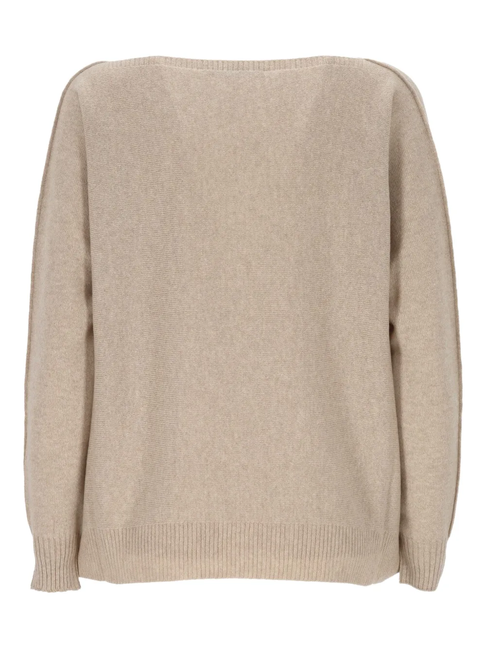 D Exterior Long-sleeved Sweater In Neutral
