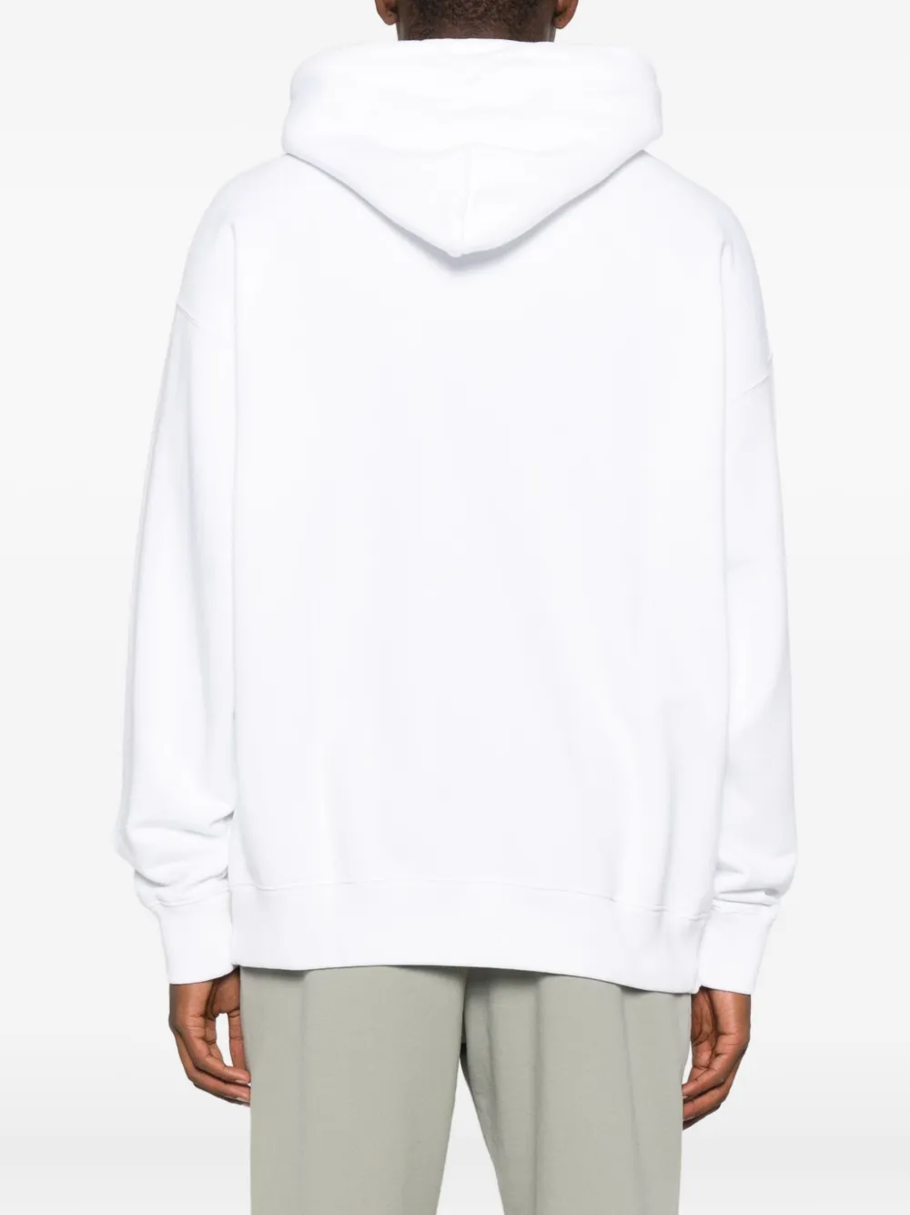 Off-white Graphic-print Hoodie In Neutral