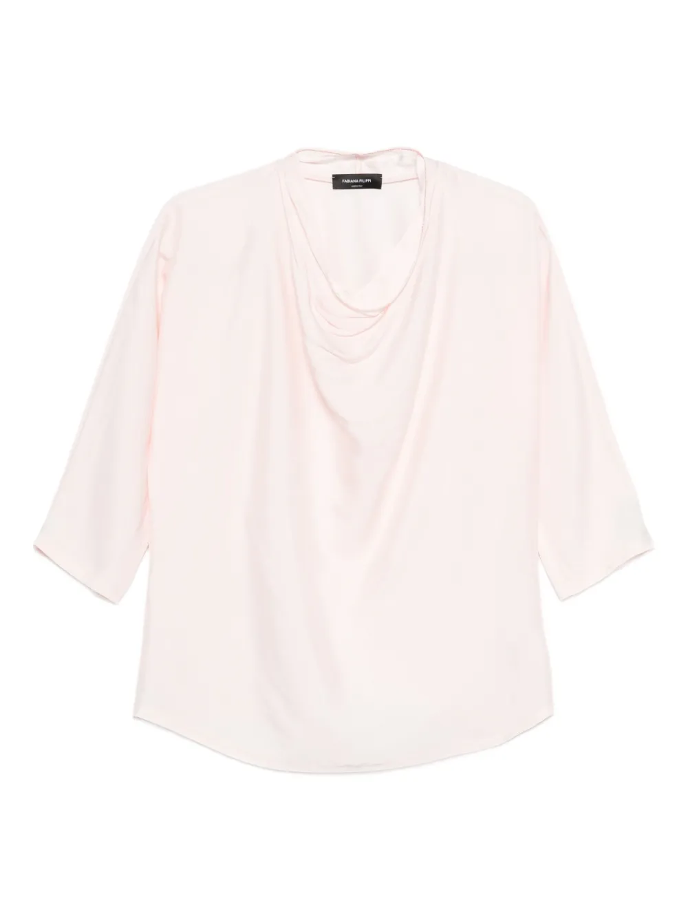 Fabiana Filippi draped blouse - Rosa