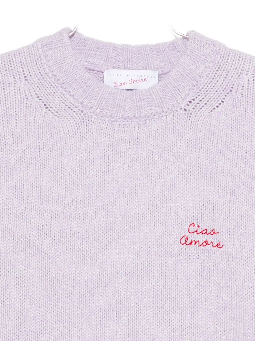 Giada Benincasa Crew-neck Sweater In Purple