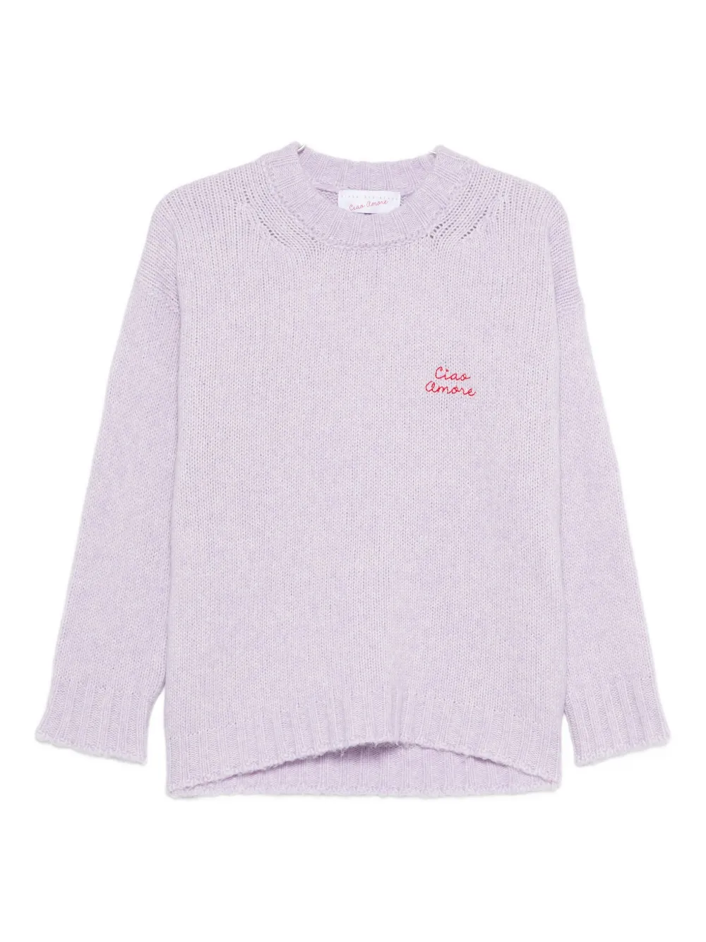 Giada Benincasa Crew-neck Sweater In Purple