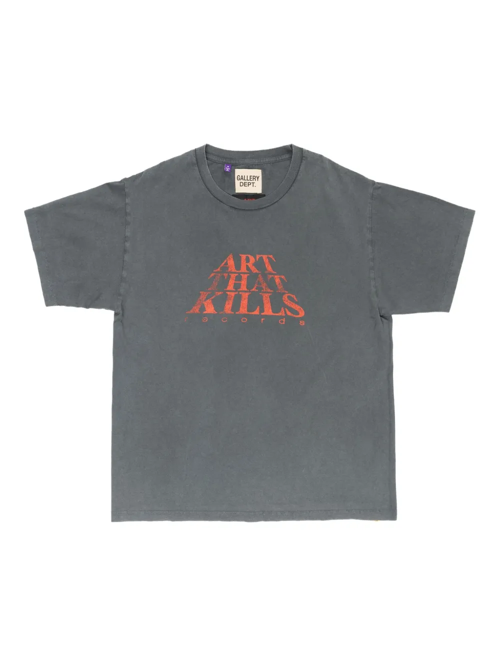 Gallery Dept. Text-print T-shirt In Gray