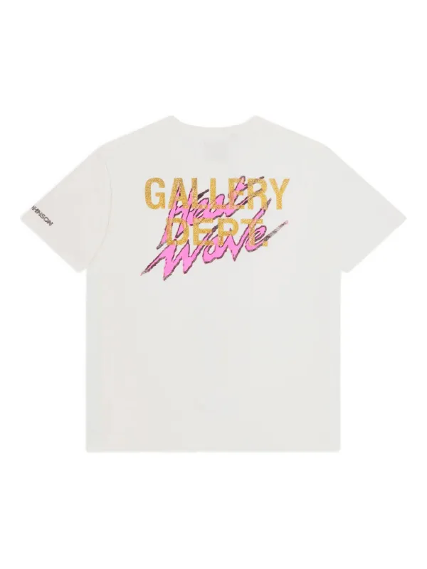 GALLERY DEPT. x Doc Johnson Heat Wave Glitter T-shirt | White