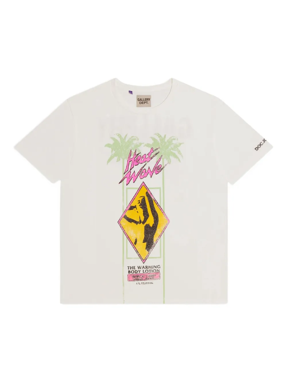 GALLERY DEPT. x Doc Johnson Heat Wave glitter T-shirt | White | Image 1