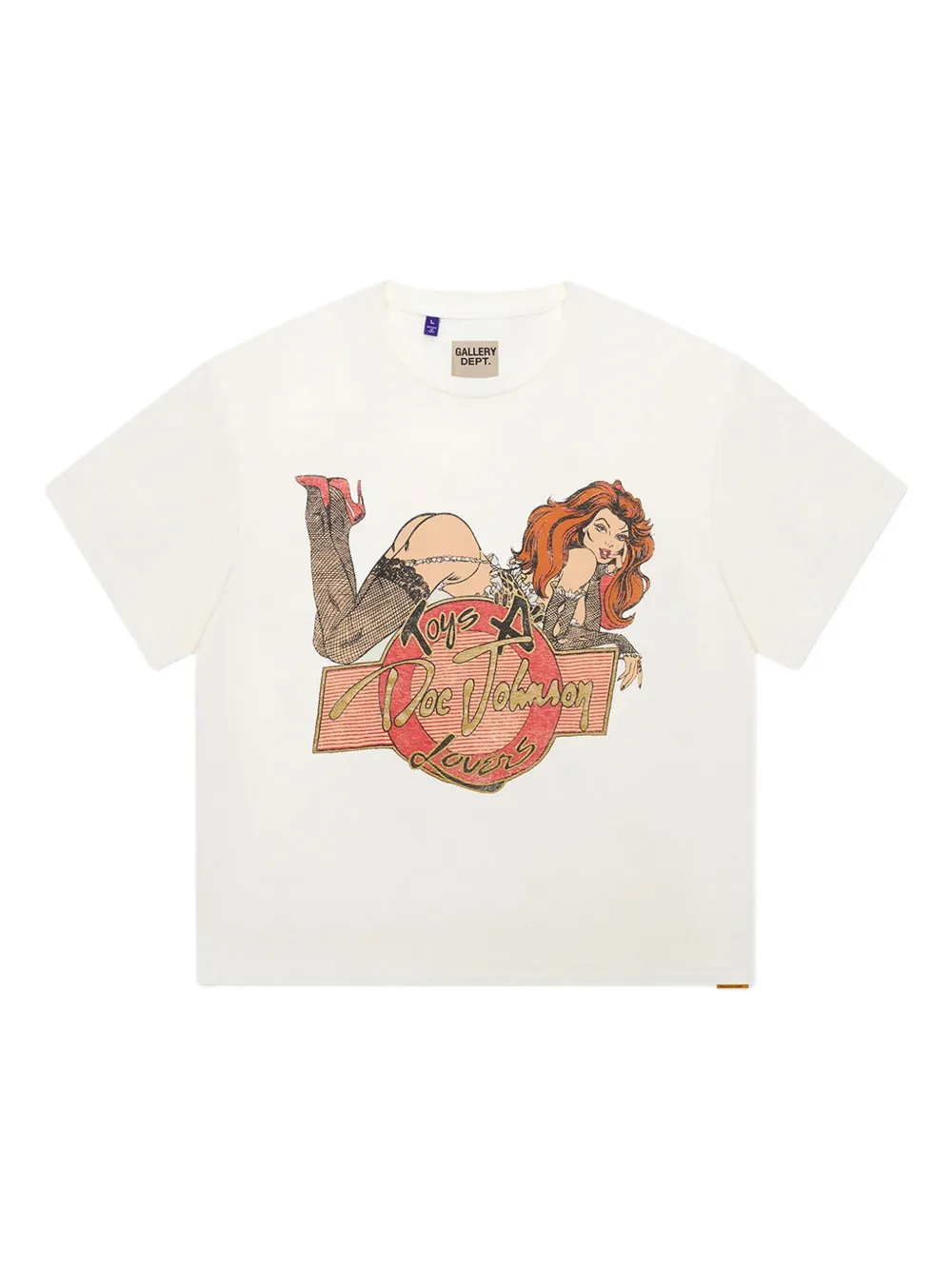GALLERY DEPT. x Doc Johnson Toys 4 Love T-shirt | White | Image 1