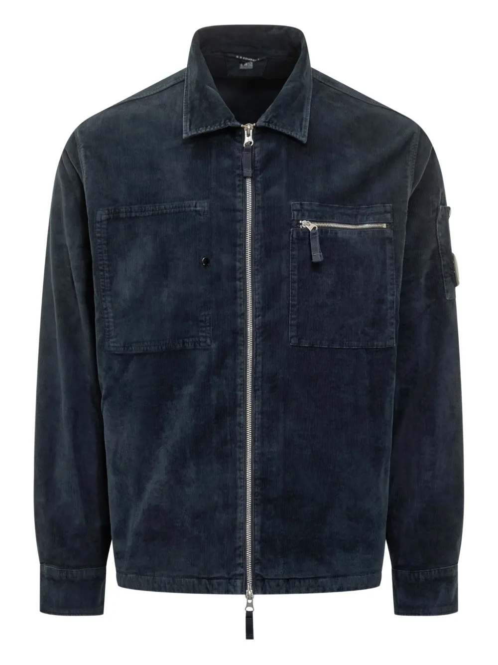 C.P. Company corduroy zip jacket | Black | Image 1