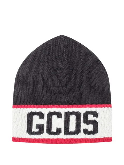 GCDS logo knit beanie
