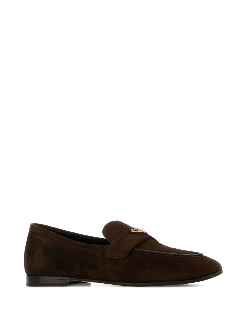 Prada triangle-logo loafers - F0003|MORO