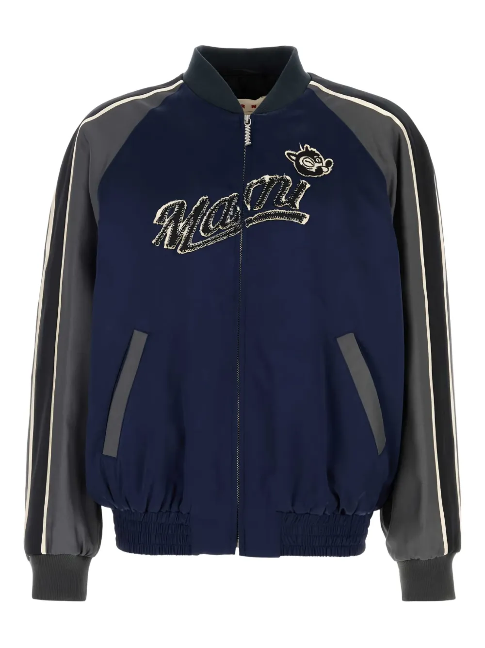 Marni satin bomber jacket | Blue | Image 1