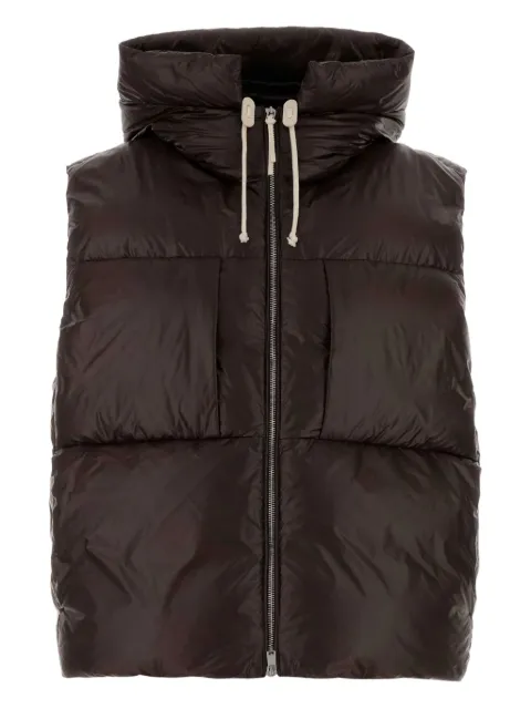 Jil Sander hooded quilted gilet 