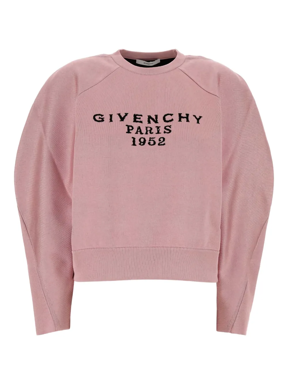 Givenchy Round Neck Long-sleeved Sweatshirt In Pink