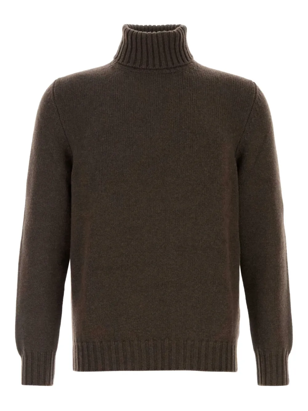 Fedeli Turtleneck Cashmere Sweater In Brown