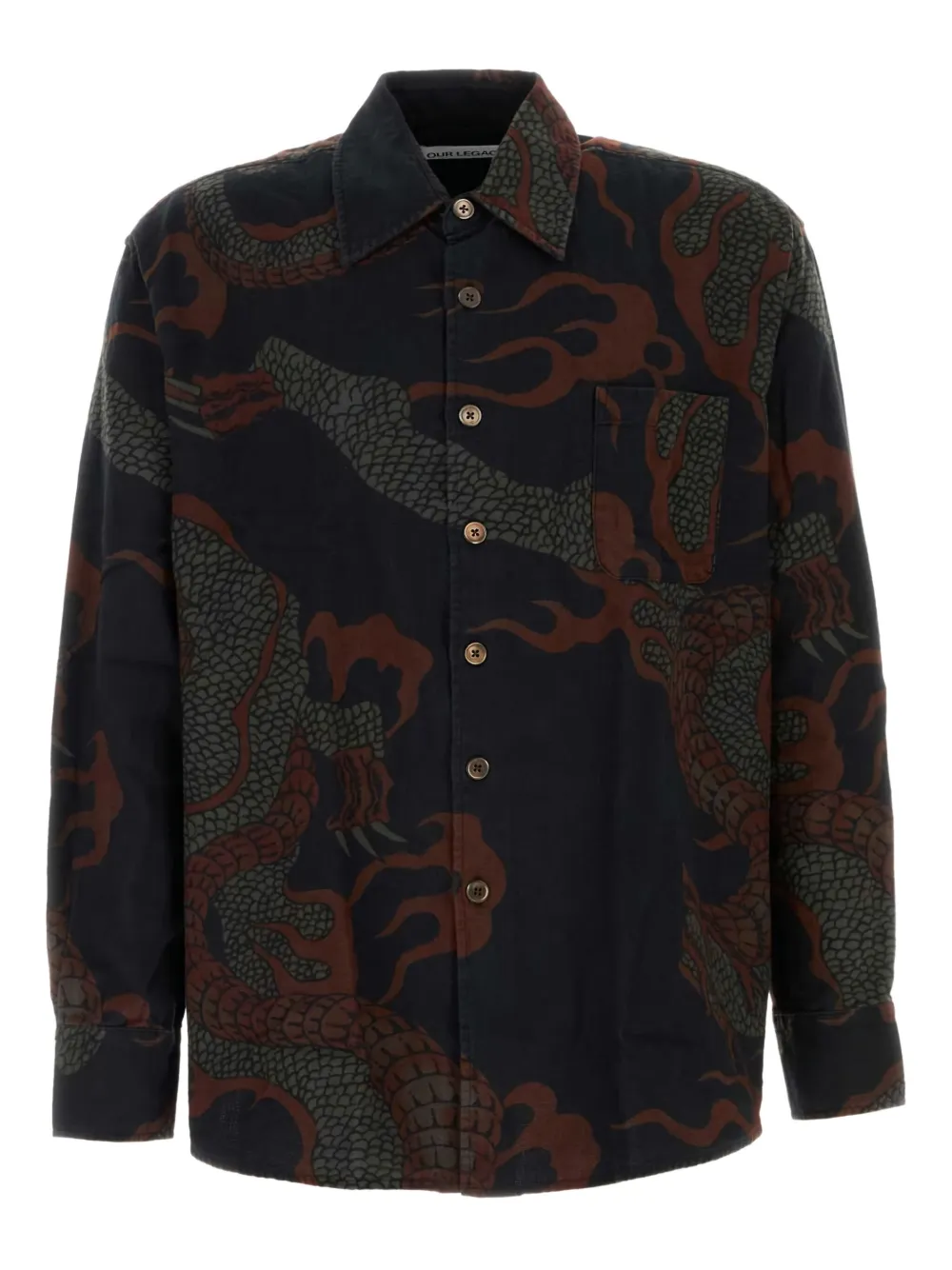 OUR LEGACY Above shirt | Brown | Image 1