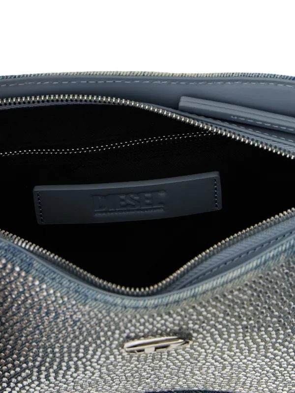 DIESEL ラインストーン ハンドバッグ Diesel ラインストーン ショルダーバッグ | ブルー | FARFETCH JP
