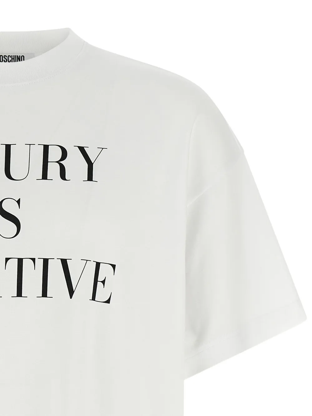 Moschino T-shirt met print Wit