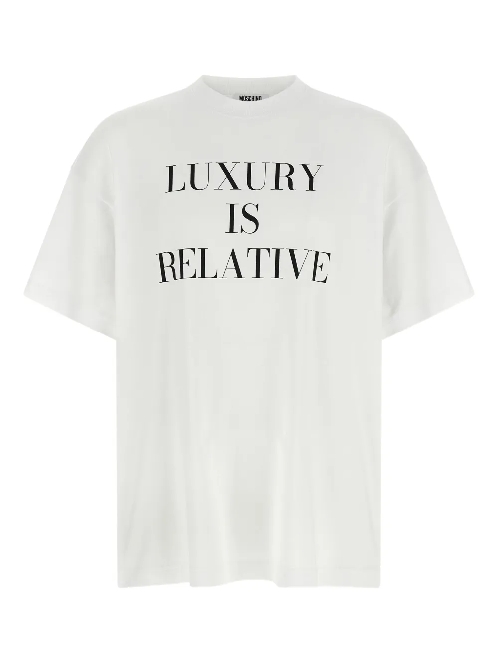 Moschino text-print T-shirt - Bianco